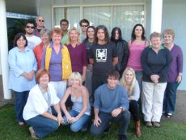 PhotoID:7251, STEPS coordinator Karen Seary (lower left) with Bundaberg graduates