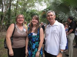 PhotoID:8654, Michele and Paul Ryan were on hand to support Science student Kimberly, winner of a Robert James Diamond Trust Scholarship