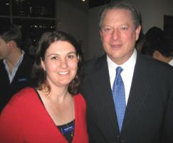 PhotoID:5949, Natalie Hatch meeting Al Gore