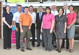 PhotoID:11647, Members of the current  Regional Engagement Committee for Rockhampton Campus