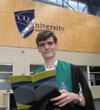 PhotoID:11955, Matt prepares for his graduation ceremony