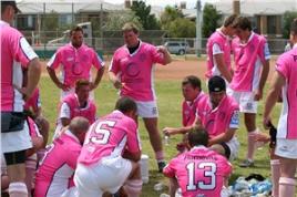 PhotoID:5701, Pink shirts were no barrier to a big win in Las Vegas. Photo courtesy James Nason from Queensland Country Life