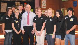 PhotoID:9644, Ron Bishop with business week participants