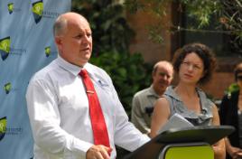 PhotoID:13358, VC Prof Scott Bowman pictured welcoming federal government backing for the dual sector concept