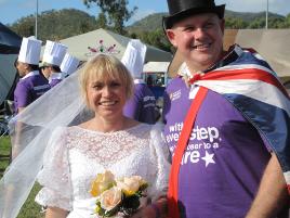 PhotoID:10862, Vice-Chancellor Scott Bowman and wife Anita are wedded to the spirit of Relay