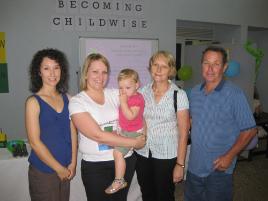 PhotoID:9783, Departing student Rebecca Bowman (second from left) celebrates with family members