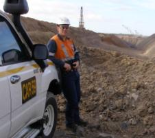 PhotoID:4943, Working for BMA Saraji mine in the Bowen Basin, Mischa Upton